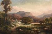 SEYMOUR Tom Figures On A Path In A Mountainous Landscape With A Cottage In The Distance SEYMOUR Tom Figures On A Path In A Mountainous Landscape With A Cottage In The Distance