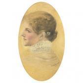 Seymour Walter Head And Shoulders Portrait Of A Young Female Seymour Walter Head And Shoulders Portrait Of A Young Female