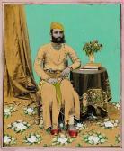 SHARMA GHASIRAM HARDEV Portrait Of Bhadariji Devarajaji SHARMA GHASIRAM HARDEV Portrait Of Bhadariji Devarajaji