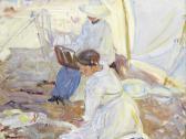 SHARP Dorothea Painting On The Beach SHARP Dorothea Painting On The Beach