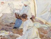 SHARP Dorothea Painting On The Beach SHARP Dorothea Painting On The Beach