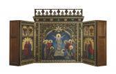 SHAW Byam John Liston A Reredos Depicting The Ascension Of Christ, Surrounded By The Four Evangelists, For Holy Trinity Church, Bournemouth SHAW Byam John Liston A Reredos Depicting The Ascension Of Christ, Surrounded By The Four Evangelists, For Holy Trinity Church, Bournemouth