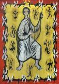 SHAW SAX King David - A Study For A Cartoon SHAW SAX King David - A Study For A Cartoon