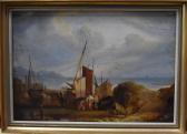 SHAYER W. A Skiff On The Foreshore, Possibly Coast Of Jersey SHAYER W. A Skiff On The Foreshore, Possibly Coast Of Jersey