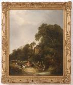 SHAYER W. Landscape With Shepherdess And Ruins SHAYER W. Landscape With Shepherdess And Ruins