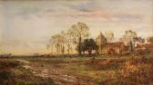 SHERRIN Daniel A View Of A Country Church At Sunset SHERRIN Daniel A View Of A Country Church At Sunset
