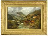 SHERRIN Daniel Highland Cattle In A Landscape SHERRIN Daniel Highland Cattle In A Landscape