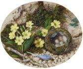 SHERRIN John Primroses, A Crocus And A Bird's Nest, On A Mossy Bank SHERRIN John Primroses, A Crocus And A Bird's Nest, On A Mossy Bank