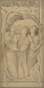 Frederick James Shields - Ananais, Azarias, Misael, Design For A Window