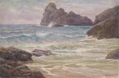 SHORT Frederick Golden Cornish Coastal Scene SHORT Frederick Golden Cornish Coastal Scene