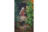 SHORTHOUSE Arthur Charles A Young Girl Seated SHORTHOUSE Arthur Charles A Young Girl Seated