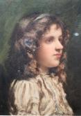 SHORTHOUSE Arthur Charles Portrait Of A Young Girl SHORTHOUSE Arthur Charles Portrait Of A Young Girl
