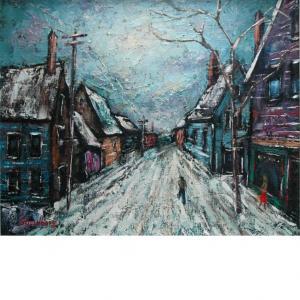 Harry Shoulberg - A Street In Winter