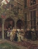 SIBERDT Eugene Isabella Of Spain And Albrecht Vii Of Austia Visiting De Gulden Passer, Antwerp SIBERDT Eugene Isabella Of Spain And Albrecht Vii Of Austia Visiting De Gulden Passer, Antwerp