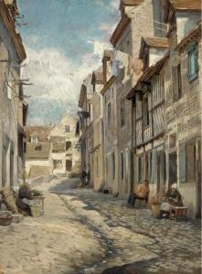 Oswald Adalbert Sickert - Rue Ouicangrogne, Dieppe