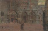 SICKERT Walter Richard The Façade Of St. Mark's, Venice SICKERT Walter Richard The Façade Of St. Mark's, Venice
