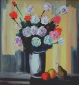 SILINSH Herbert Still Life With Flowers In A Vase SILINSH Herbert Still Life With Flowers In A Vase