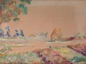 SILVA RAMON "paisaje Con Parvas". SILVA RAMON "paisaje Con Parvas".