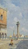 SILVANI Ferdinando View Of San Giorgio Maggiore From St Mark's Square SILVANI Ferdinando View Of San Giorgio Maggiore From St Mark's Square