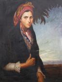 silvestre f. A Portrait Of A Young Woman, Half-length silvestre f. A Portrait Of A Young Woman, Half-length