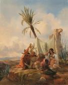 SIMONSEN Niels Beduinenfamilie An Der Nordafrikanischen Küste SIMONSEN Niels Beduinenfamilie An Der Nordafrikanischen Küste
