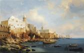 SIMONSEN Niels The Port Of Algiers, With The Jamaa Al-jdid And Jemaa Kebir Mosques SIMONSEN Niels The Port Of Algiers, With The Jamaa Al-jdid And Jemaa Kebir Mosques