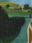 simpson DAVID RALPH Landscape With Church simpson DAVID RALPH Landscape With Church