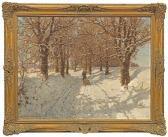SINDING Otto Ludvig Verschneite Winterlandschaft SINDING Otto Ludvig Verschneite Winterlandschaft