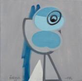 SINEMUS Wilhelmus Friedrich Compositie In Blauw SINEMUS Wilhelmus Friedrich Compositie In Blauw