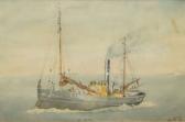 SIZER John Alfred Study Of A Lowestoft Fishing Boat SIZER John Alfred Study Of A Lowestoft Fishing Boat