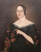 SJÖSTRAND Carl Johan Porträtt Föreställande Augusta Henschen Född Munck Af Rosenskiold SJÖSTRAND Carl Johan Porträtt Föreställande Augusta Henschen Född Munck Af Rosenskiold