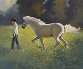 SKELTON John White Pony, Summer, County Meath SKELTON John White Pony, Summer, County Meath