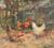 SLATER John Frederick Study Of Hens And A Cockerel In A Garden SLATER John Frederick Study Of Hens And A Cockerel In A Garden