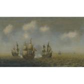 SLINGELANDT van Pieter Cornelisz. Dutch And Spanish Galleons In Choppy Seas SLINGELANDT van Pieter Cornelisz. Dutch And Spanish Galleons In Choppy Seas