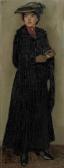 SLUIJTERS Jan An Elegant Lady In Black SLUIJTERS Jan An Elegant Lady In Black