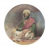 SMALLFIELD Frederick An Arab Smoking A Shilbouck SMALLFIELD Frederick An Arab Smoking A Shilbouck