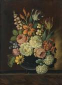 SMITH F. Denner Blumenstillleben. SMITH F. Denner Blumenstillleben.