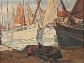 SMITH Gordon Dean Fishing Boats At Harbor SMITH Gordon Dean Fishing Boats At Harbor