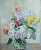 SMITH Marcella Cl. Heber Flowers In A Glass Jug SMITH Marcella Cl. Heber Flowers In A Glass Jug