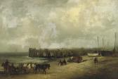 SMYTHE Edward Robert The Yarmouth Jetty, With Promenaders, Fishermen And Travellers Withtheir Horses SMYTHE Edward Robert The Yarmouth Jetty, With Promenaders, Fishermen And Travellers Withtheir Horses