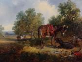 SMYTHE Thomas Donkeys In A Landscape SMYTHE Thomas Donkeys In A Landscape