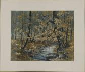 snodgrass c.w. Forest With Stream snodgrass c.w. Forest With Stream