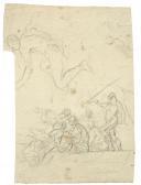 SOLIMENA Francesco Ciccio Étude De Figures Et Soldats SOLIMENA Francesco Ciccio Étude De Figures Et Soldats