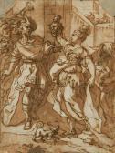 SOLIMENA Francesco Ciccio Judith Montrant La Tête D'holopherne SOLIMENA Francesco Ciccio Judith Montrant La Tête D'holopherne