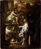 SOLIMENA Francesco Ciccio Sant'andrea In Conversazione Con Sant'agostino E Gloria Angelica SOLIMENA Francesco Ciccio Sant'andrea In Conversazione Con Sant'agostino E Gloria Angelica