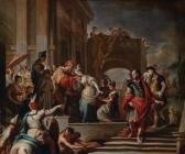 SOLIMENA Francesco Ciccio Werkstatt Der Abschied Der Rebecca Von Ihren Eltern SOLIMENA Francesco Ciccio Werkstatt Der Abschied Der Rebecca Von Ihren Eltern