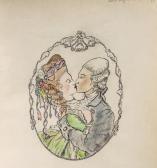 SOMOV Constantin Andrevich Les Baisers SOMOV Constantin Andrevich Les Baisers