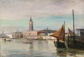 SORENSEN Carl Frederick View Of The Grand Canal In Venice Looking Towards St. Mark's Square SORENSEN Carl Frederick View Of The Grand Canal In Venice Looking Towards St. Mark's Square