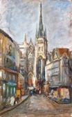 SORLAIN Jean, Paul Denarie La Flèche De La Cathédrale De Rouen SORLAIN Jean, Paul Denarie La Flèche De La Cathédrale De Rouen
