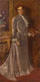 SOUSA PINTO alberto Portrait Of The Painter Clémence Molliet SOUSA PINTO alberto Portrait Of The Painter Clémence Molliet